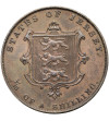 Jersey, Victoria (1837-1901). 1/13 Shilling 1858