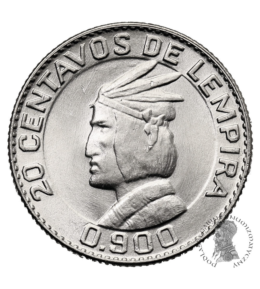 Honduras. 20 Centavos 1958