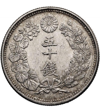 Japonia, Yashihito (Taisho), rok 1-45 / 1912-1926 AD. 50 Sen, rok 5 / 1916 AD