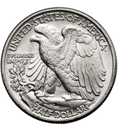 USA. 1/2 dolara 1942, Filadelfia - "Walking Liberty Half Dollar"