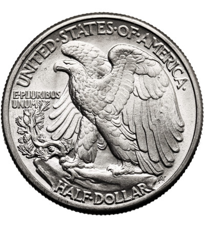 USA. 1/2 dolara 1942, Filadelfia - "Walking Liberty Half Dollar"