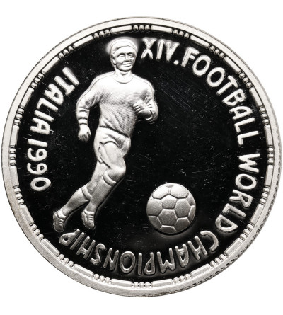 Egypt. 5 Pounds, AH 1410 / 1990 AD, World Cup 1990, Italy - Proof