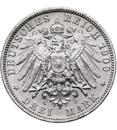 Germany, Prussia. 3 Mark 1909 A, Wilhelm II