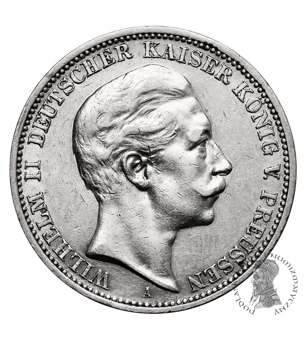 Niemcy, Prusy. 3 marki 1908 A, Wilhelm II