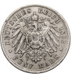 Germany. Prussia, Wilhelm II, 1888-1918. 5 Mark 1893 A