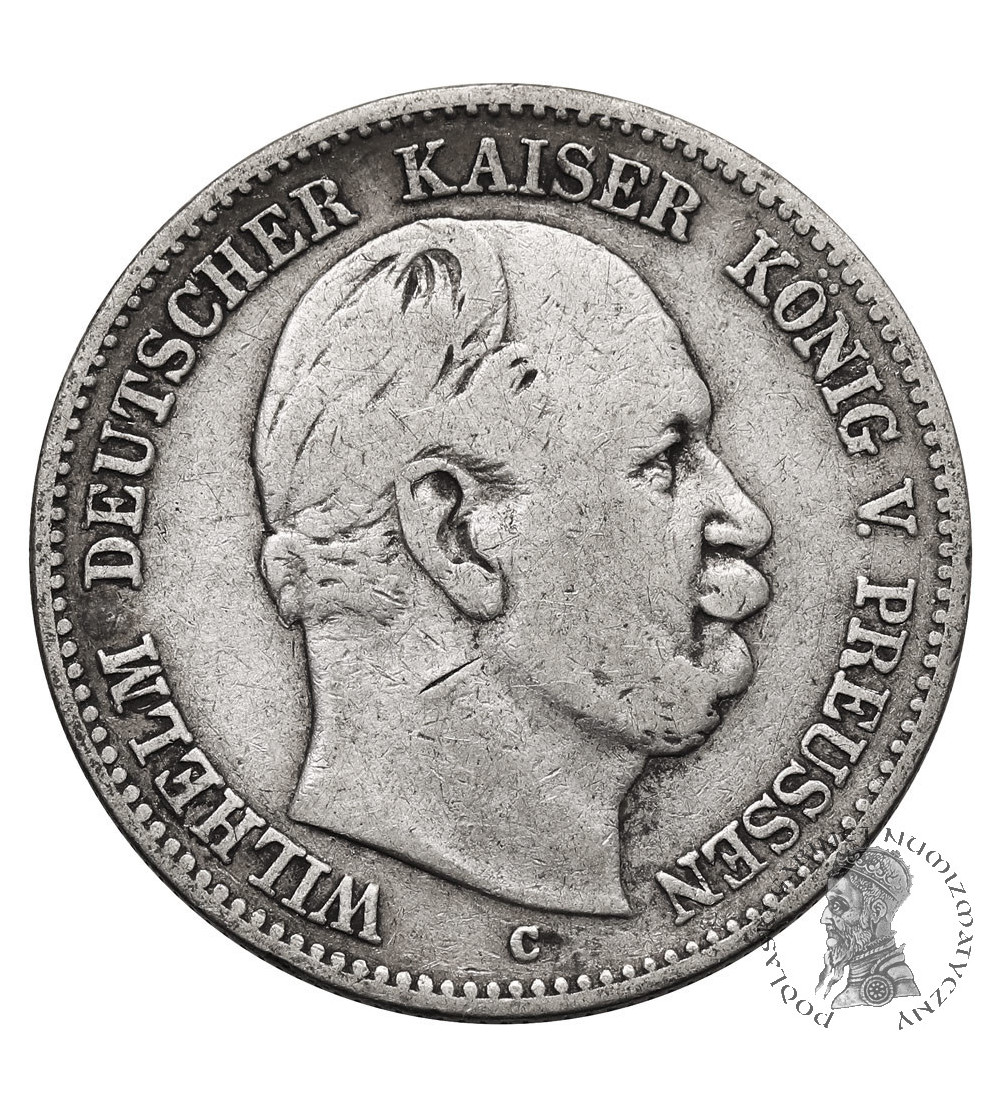 Germany. Prussia, Wilhelm I, 1861-1888. 2 Mark 1876 C