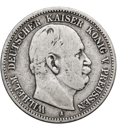 Germany. Prussia, Wilhelm I, 1861-1888. 2 Mark 1876 A