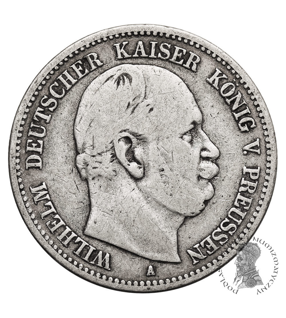 Niemcy. Prusy, Wilhelm I, 1861-1888. 2 marki 1876 A