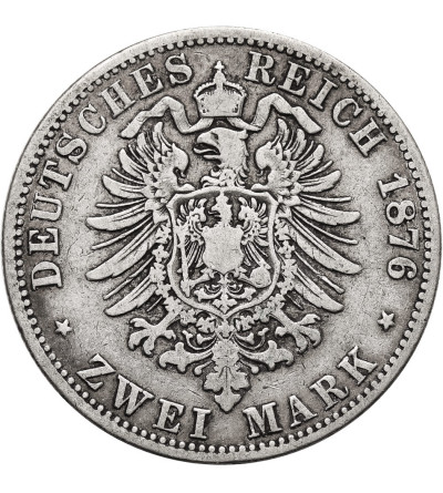 Germany. Prussia, Wilhelm I, 1861-1888. 2 Mark 1876 A