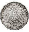 Germany. Hamburg. 3 Mark 1908 J