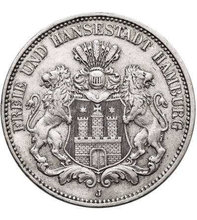 Germany. Hamburg. 3 Mark 1913 J