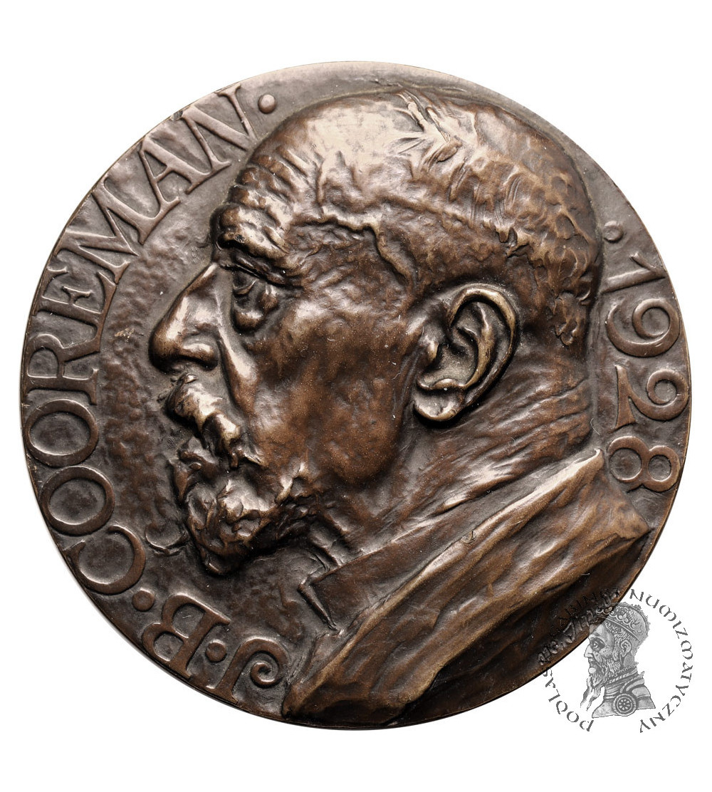 Belgia, Flandria Wschodnia, Albert I (1909-1934). Medal 1928, J.B.Coorman