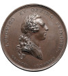 Francja, Ludwik XV, Ukochany (1715 - 1774). Medal 1758, za zwycięstwo nad Anglią w Saint-Cast