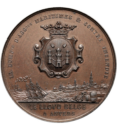 Belgium, Antwerp. Le Lloyd Belge Maritime and Fire Insurance Medal