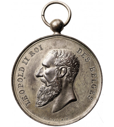 Belgia, Leopold II (1865-1909), Namur. Medal 1898, Comice Agricole, Wystawa Rolnicza w Rhisnes Vedrin, Konkurs Bydła