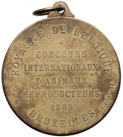 Belgium, Leopold II (1865 - 1909), Brussels. Medal 1888, International Competition for Livestock