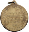 Belgia, Leopold II (1865 - 1909), Bruksela. Medal 1888, Międzynarodowe Zawody dla Zwierząt Hodowlanych