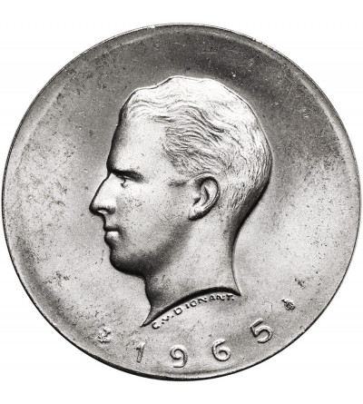 Belgium, Baudouin of Belgium (1951-1993). Silver Medal 1965, Millennium of the Brussels Mint