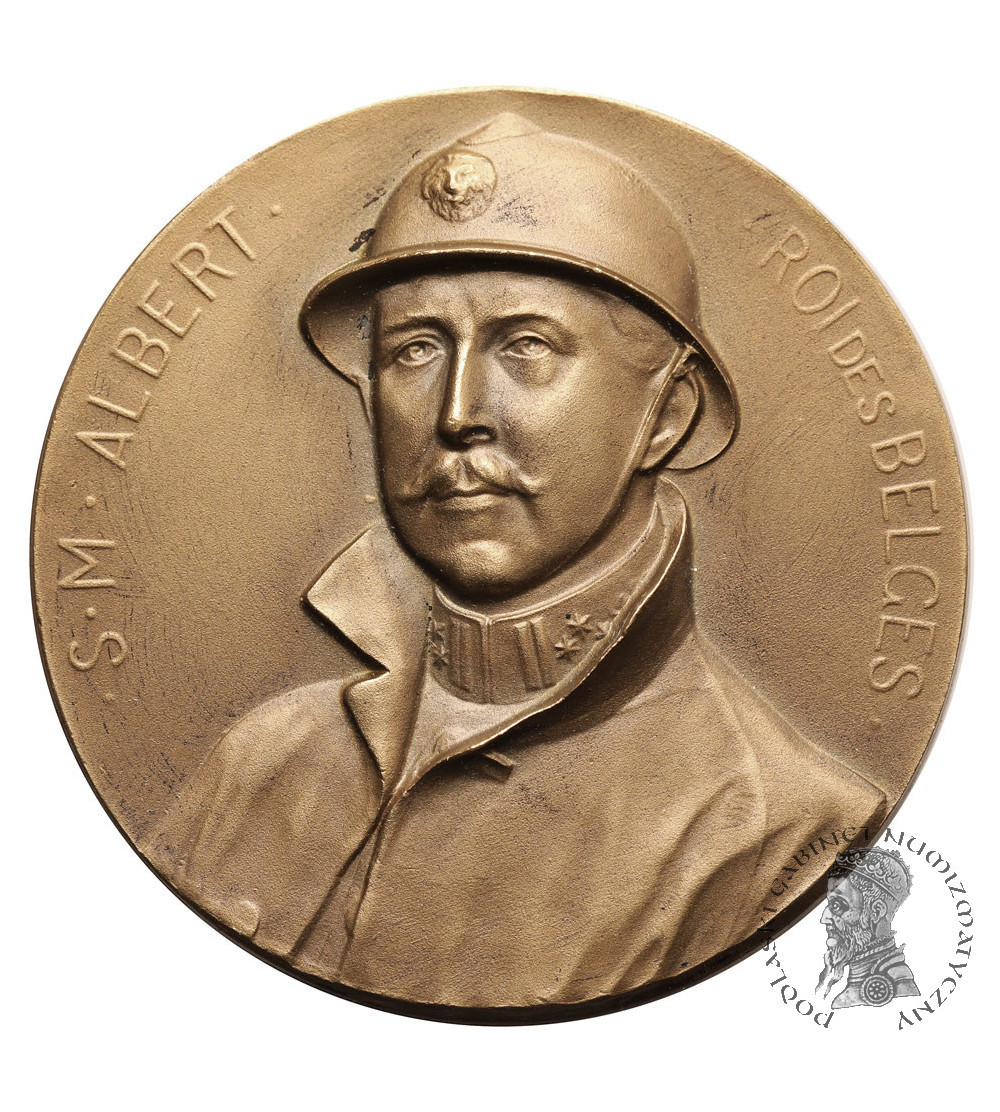 Belgium, Baudouin of Belgium (1951-1993). Medal 1952, Inauguration of the monument to King Albert I of Belgium