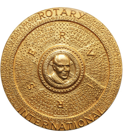 Rotary International Medal commemorating the founding of the first Rotary Club in Chicago on February 23, 1905