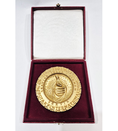 Rotary International Medal commemorating the founding of the first Rotary Club in Chicago on February 23, 1905