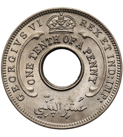 British West Africa. 1/10 Penny 1939, George VI