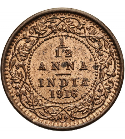 India British, George V. 1/12 Anna 1916 (c), Calutta