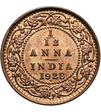 India British, George V. 1/12 Anna 1928 (b), Bombay