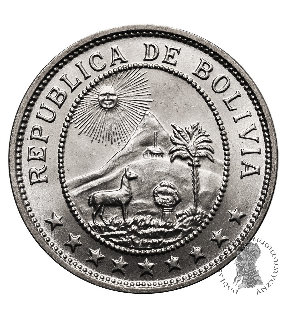 Bolivia. 50 Centavos 1939