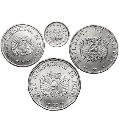 Bolivia. Set 4 coins