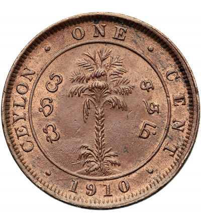 Ceylon, Edward VII. Cent 1910