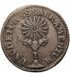 Belgium, Liege / Luik. Copper Token / Jeton of the Confraternity of the Holy Sacrament, LAUDETUR SS SACRAMENTUM