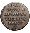 Belgium, Liege / Luik. Copper Token / Jeton of the Confraternity of the Holy Sacrament, LAUDETUR SS SACRAMENTUM