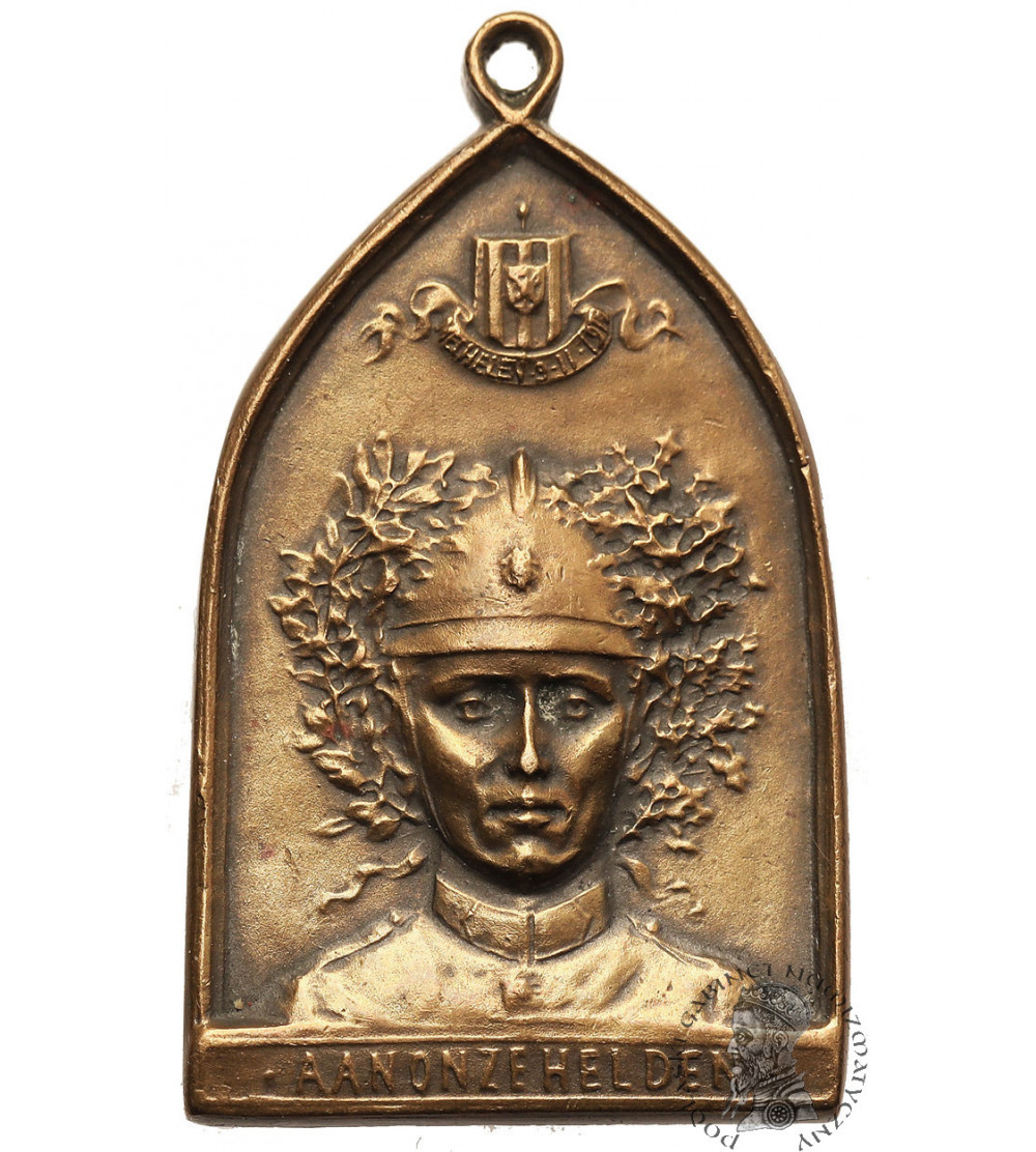 Belgium, Albert I of Belgium (1909-1934). Medal / Pendant, PAX / AANONZEHELDEN (To Our Heroes)