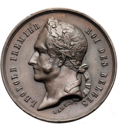 Belgia, Leopold I Koburg (1831- 865). Medal z okazji Wystawy Rolniczej we Florenne i Philippeville