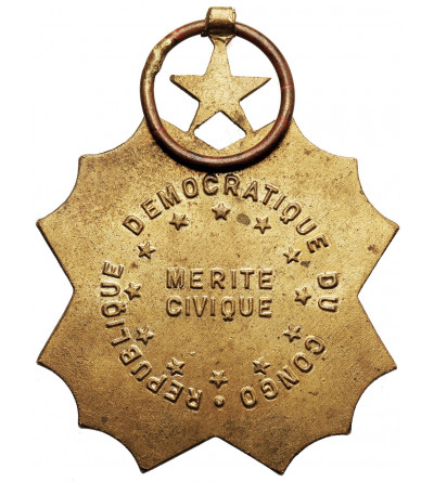 Democratic Republic of Congo. Bronze Medal of Civic Merit - MERITE CIVIQUE