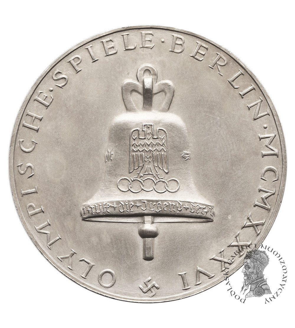 Germany, Third Reich (1933 - 1945). Silver Medal 1936, Berlin Olympics (XI Summer Olympics), K. Roth,