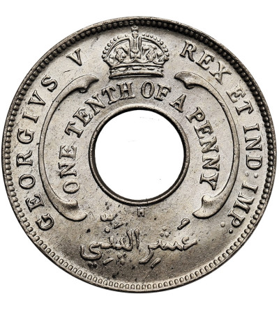 British West Africa. 1/10 Penny 1912 H, George V