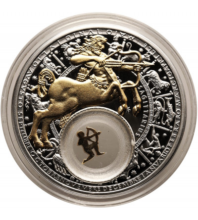 Belarus. 20 Roubles 2013, Sagittarius, series: Signs of the Zodiac - Proof