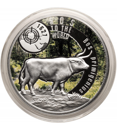 Niue. 1 Dollar 2016, Aurochs, series: S.O.S. to the World - They're AlreadyGone- Proof