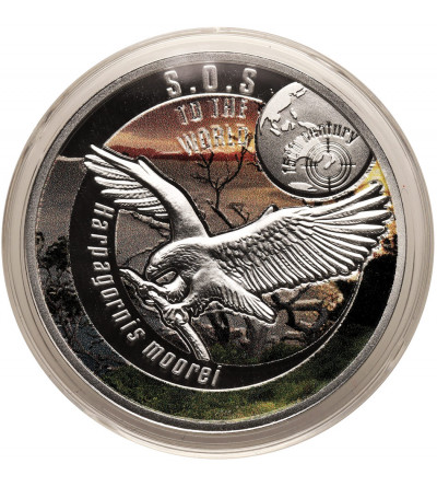 Niue. 1 Dollar 2016, Haast's eagle (Harpagornis moorei), series: S.O.S. to the World - They're Already Gone- Proof