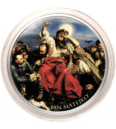 Niue. 1 Dollar 2016, Jan Matejko, Series: Polish Painters - Proof