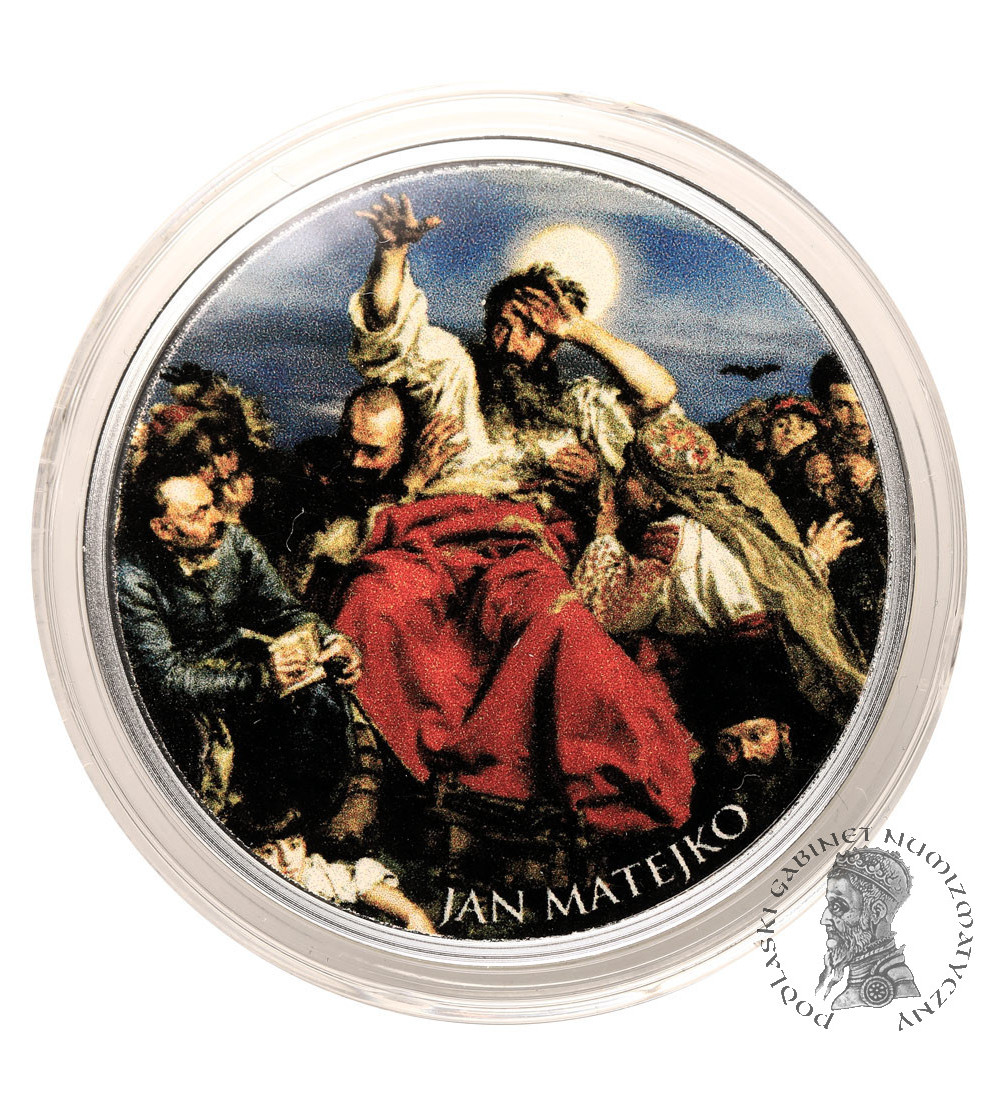 Niue. 1 Dollar 2016, Jan Matejko, Series: Polish Painters - Proof