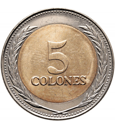 El Salvador. 5 Colones 1997