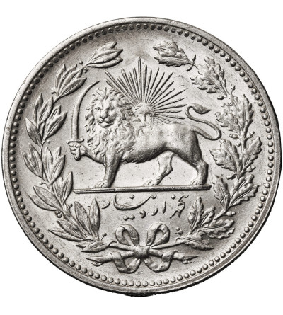 Iran, Muzaffar al-Din Shah. 5000 Dinars (5 Kran), AH 1320 / 1902 AD