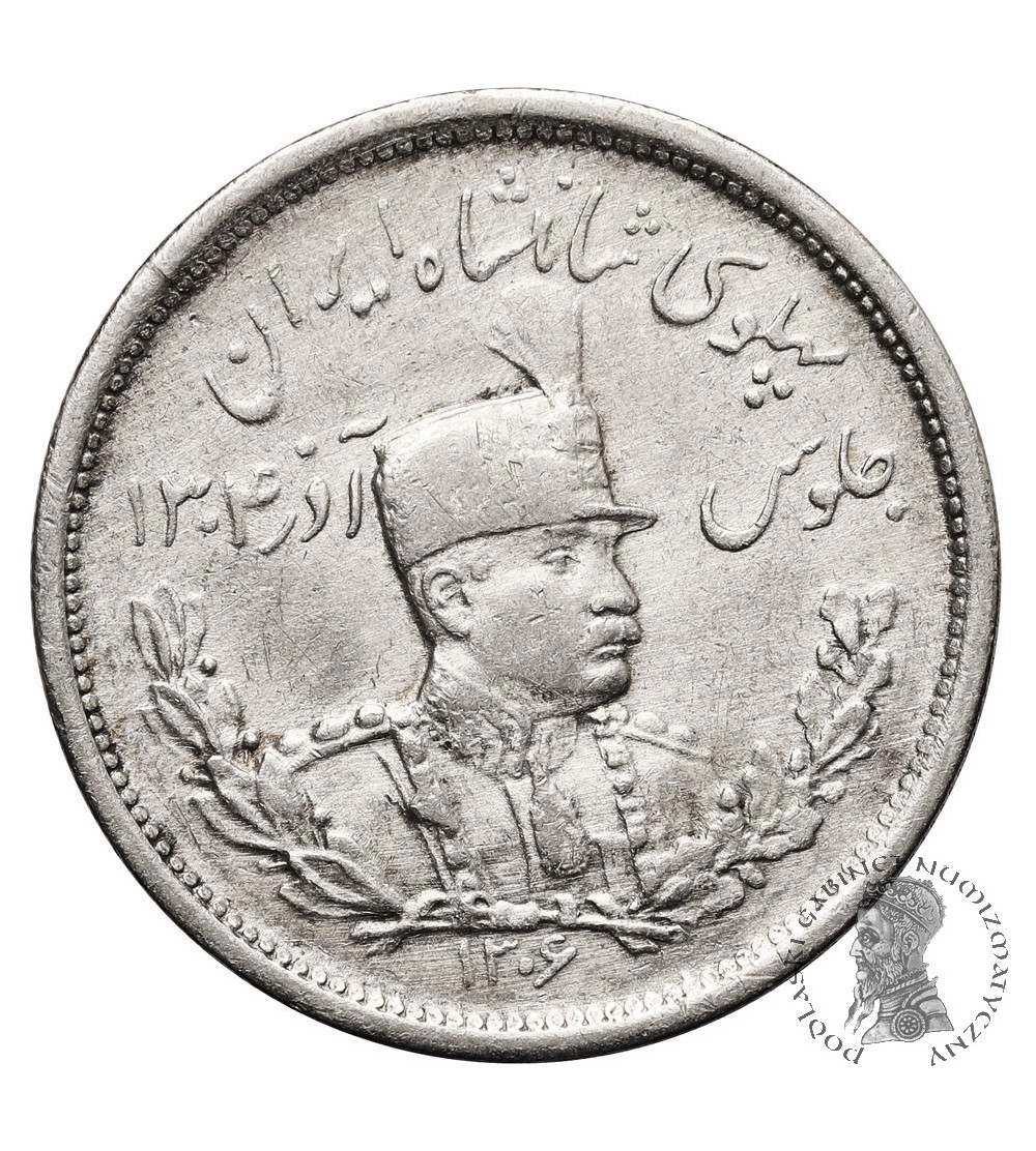 Iran, Reza Shah 1925-1941. 2000 Dinarów (2 Kran), SH 1306 / 1927 AD, L (Leningrad)