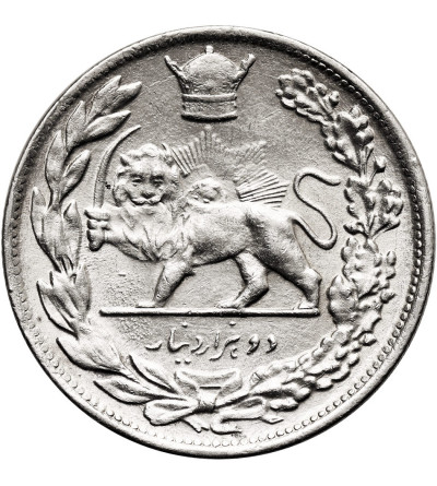 Iran, Reza Shah 1925-1941. 2000 Dinarów (2 Kran), SH 1308 / 1929 AD