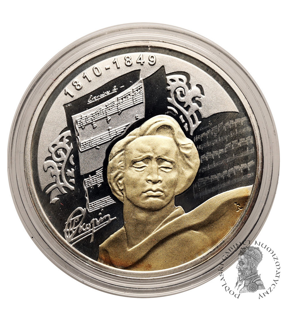 Poland. Silver Medal, Frederic Chopin (1810-1849), series: Famous Poles - Proof