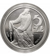 Polska, PRL (1952–1989). 5 złotych 1958 (2012), Rybak, replika niezrealizowanego projektu monety