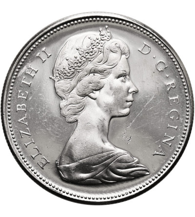 Kanada, Elżbieta II (1952-2022). 1 dolar 1967, 100 Lecie Konfederacji